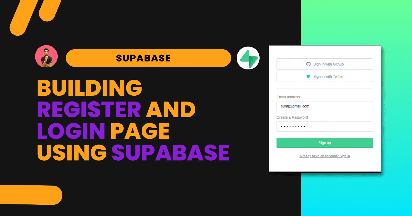 Cover image for How to Build a Login Page with Supabase Auth UI and Next.js